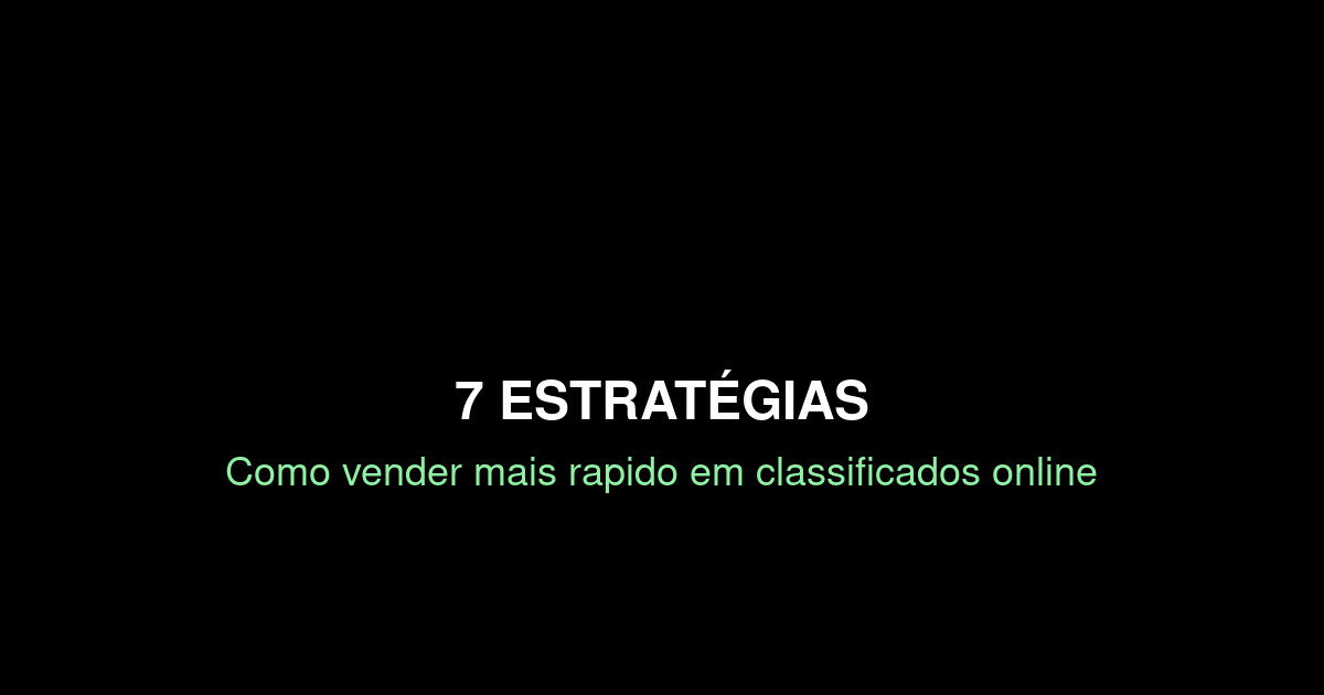 Como vender mais rapido em classificados online: 7 Estrategias para Renda Extra na Torado Store (2026)