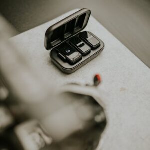 Microfone de Lapela Sem Fio para Celular