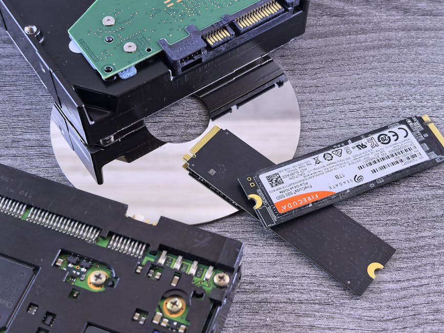 SSD NVMe e HDD comparados em armazenamento